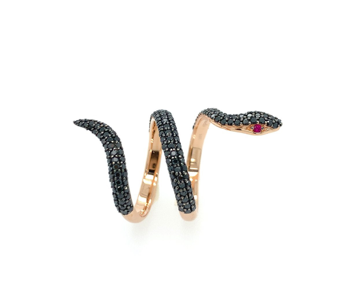 Black Diamond Elysium Snake Ring