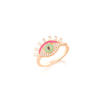Lilor Eye Lashes Diamond Ring