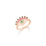Lilor Eye Lashes Enamel Ring