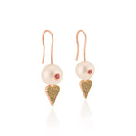 lilor jewels calypso earrings pearls rubies and tsavorites