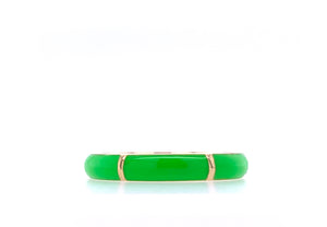 
                  
                    Load image into Gallery viewer, Naked Icarus Neon Green/Yellow Gold Two-In-One Ring
                  
                