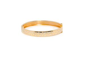 
                  
                    Load image into Gallery viewer, Lilor Jewels Celestial Diamond Bangle 14k Gold
                  
                
